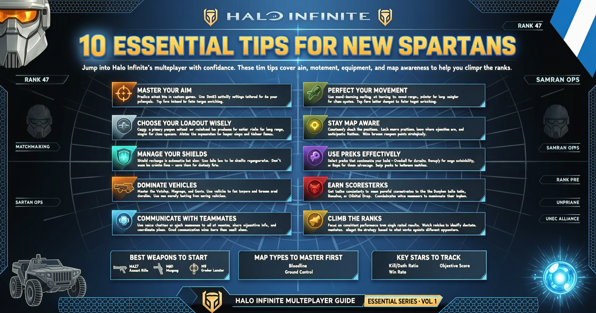 Halo Infinite: 10 Essential Tips for New Spartans