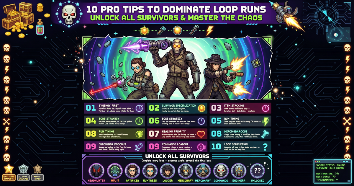 Risk of Rain 2: 10 Pro Tips to Dominate Loop Runs and Unlock All Survivors